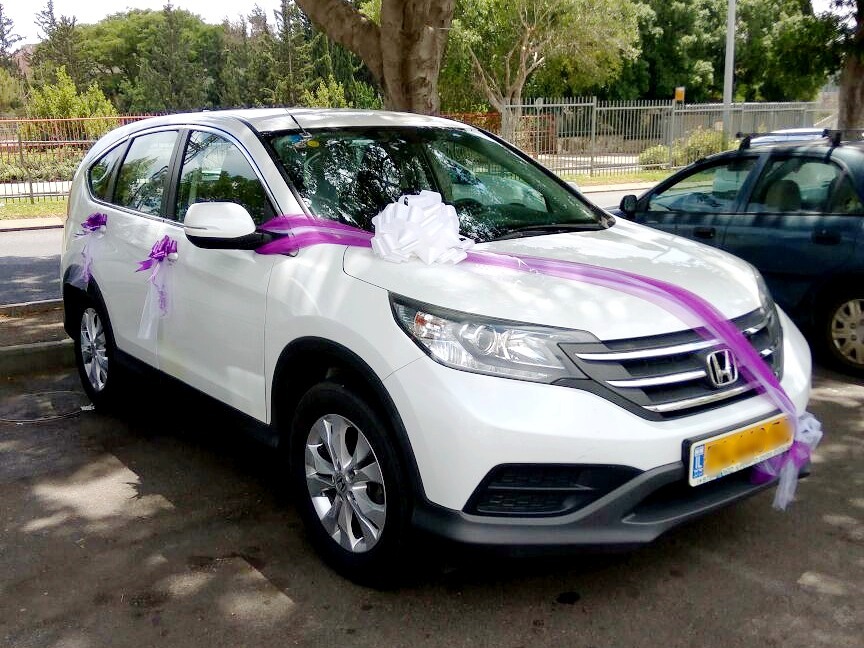 הונדה מקושט לחתונה בצפון ישראל SUV